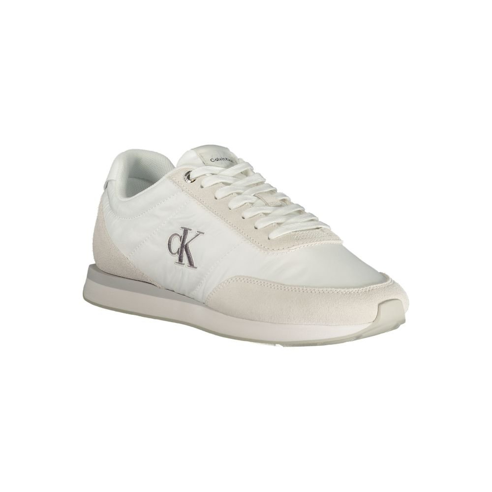 Modern White Low Top Men Sneaker designed by Calvin Klein - Image 2
